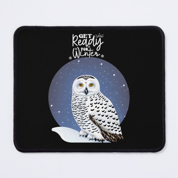 Item preview, Get Ready for winter, winter nights snowy owl, winter forest in the nights, perfect for natura lovers designed and sold by Collagedream.