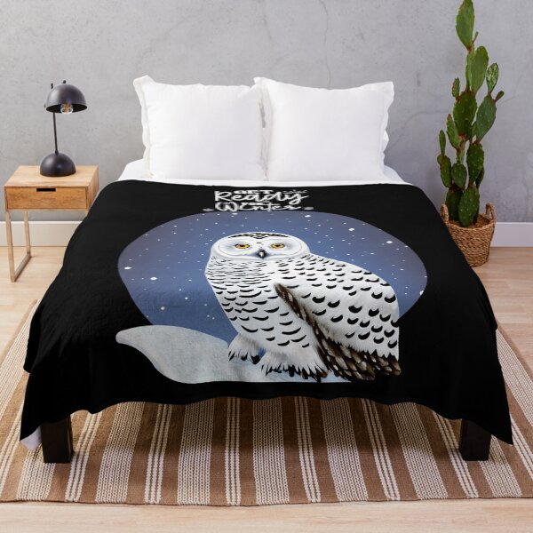 Item preview, Get Ready for winter, winter nights snowy owl, winter forest in the nights, perfect for natura lovers designed and sold by Collagedream.