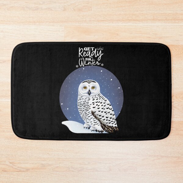 Item preview, Get Ready for winter, winter nights snowy owl, winter forest in the nights, perfect for natura lovers designed and sold by Collagedream.