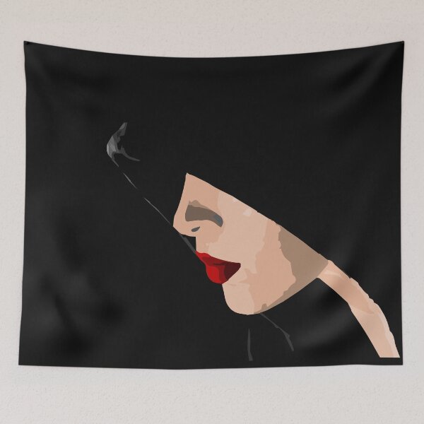 Item preview, Mysterious girl face designed and sold by Right-Fit27.