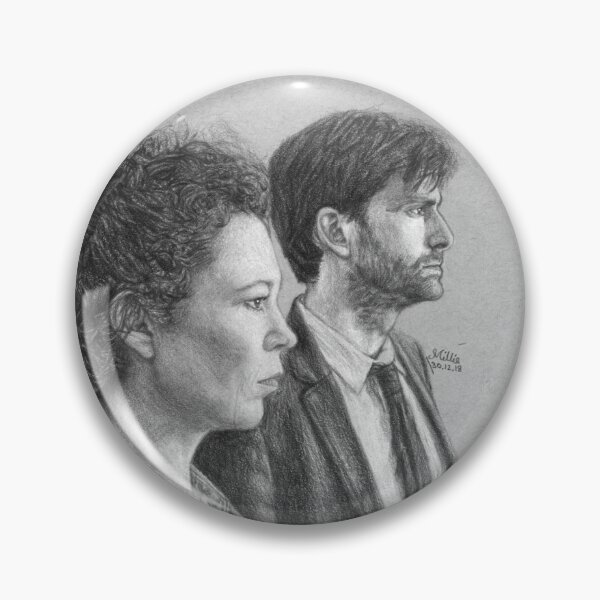 Item preview, David Tennant and Olivia Colman  designed and sold by Millie Oldham.
