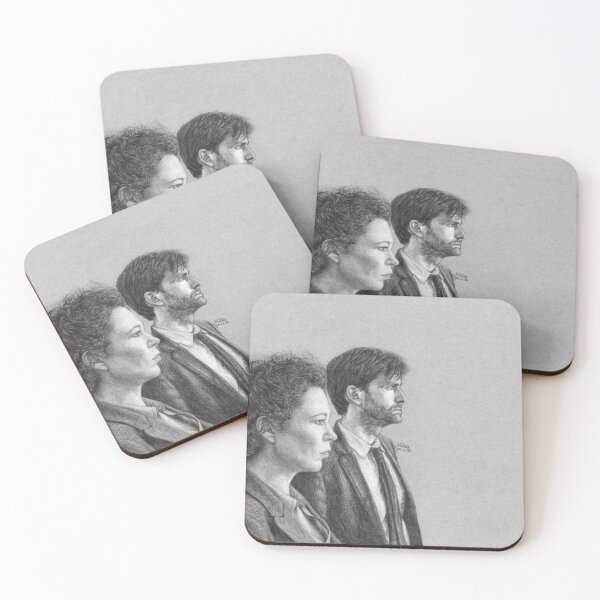 Item preview, David Tennant and Olivia Colman  designed and sold by Millie Oldham.