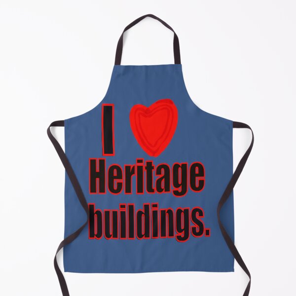 Item preview, I Heart Heritage Buildings Text Design - Heritage Protection designed and sold by jolabrese.