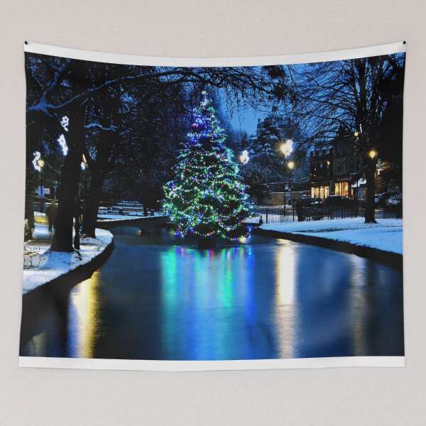 Item preview, Bourton on the Water Christmas Tree Cotswolds designed and sold by AndyEvansPhotos.