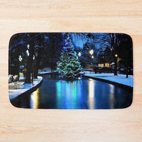 Item preview, Bourton on the Water Christmas Tree Cotswolds designed and sold by AndyEvansPhotos.