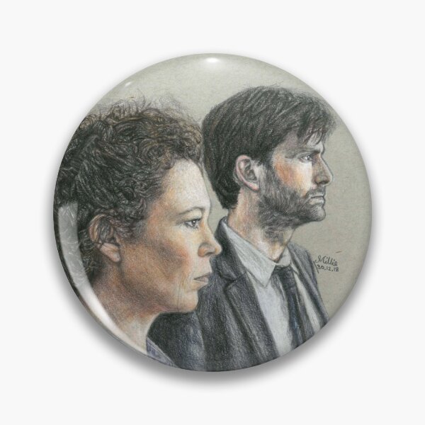 Item preview, David Tennant and Olivia Colman  designed and sold by Millie Oldham.