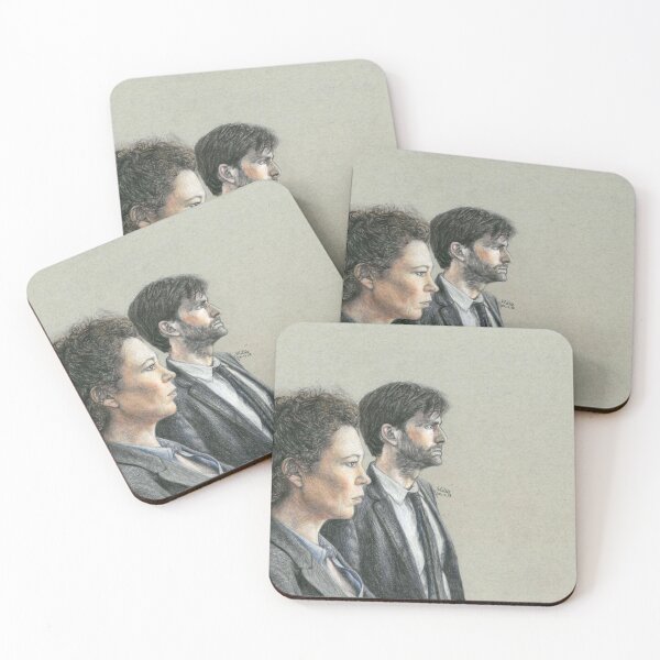 Item preview, David Tennant and Olivia Colman  designed and sold by Millie Oldham.