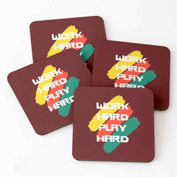 Item preview, Work hard Play hard Cool Design  designed and sold by Basma Store.