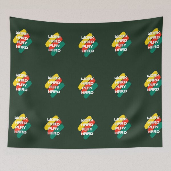 Item preview, Work hard Play hard Cool Design  designed and sold by Basma Store.