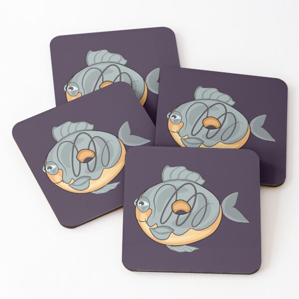 Item preview, Cute sea creature fish donut designed and sold by Donutlovers.
