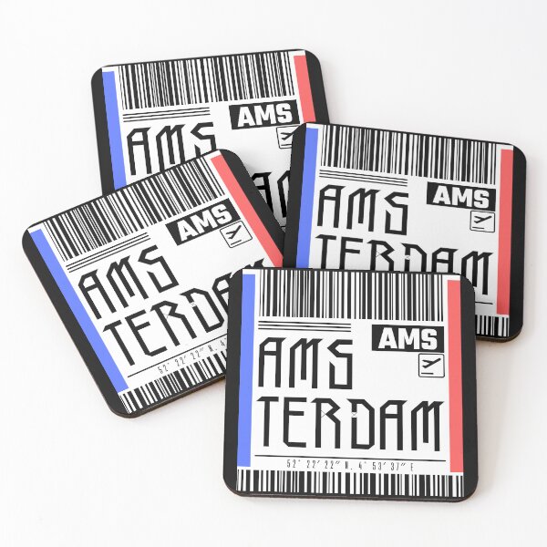 Item preview, Amsterdam boarding pass tag designed and sold by LeddsoDello.