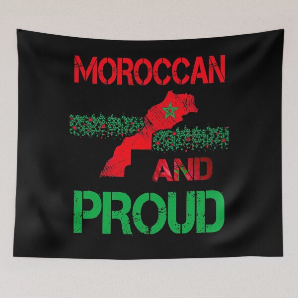 Item preview, My Wife Is Moroccan Kingdom of Morocco Heritage Roots Flag  designed and sold by MediTees.