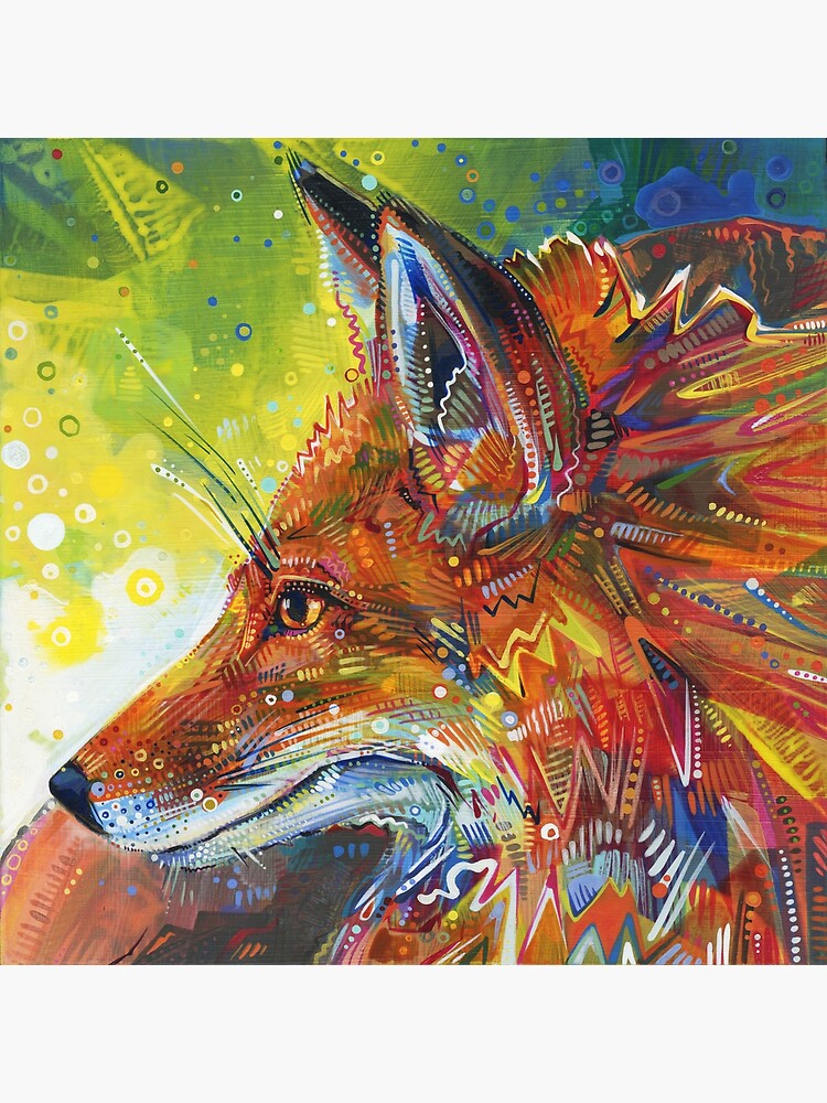 Red Fox Painting - 2012 by gwennpaints