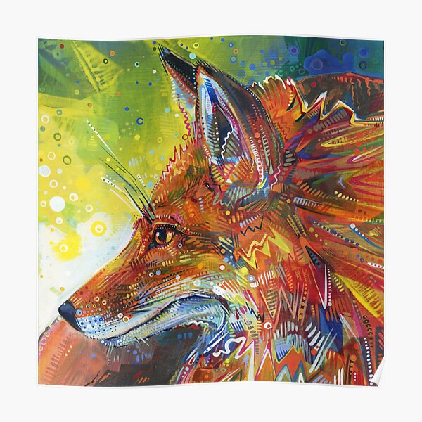 Red Fox Painting - 2012 Poster