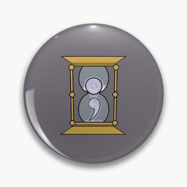 Item preview, Hourglass Semicolon  designed and sold by TickityC.