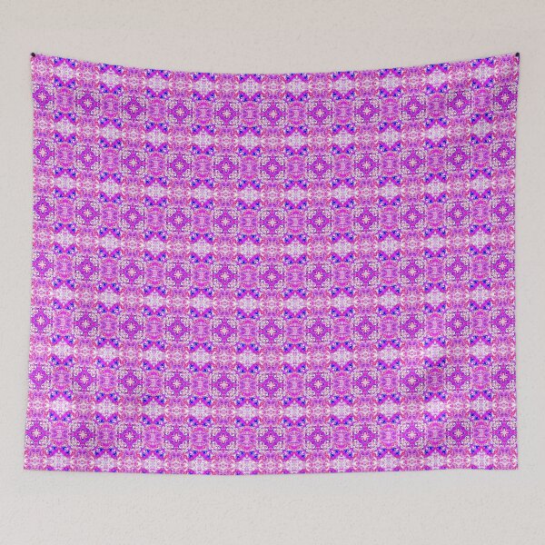Aperçu de l'œuvre Patchwork Rose & Bleu créée et vendue par Funkdom.
