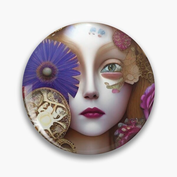 Item preview, Collage Flowers Gears Girl Roses Steampunk designed and sold by ZiolaRosa.