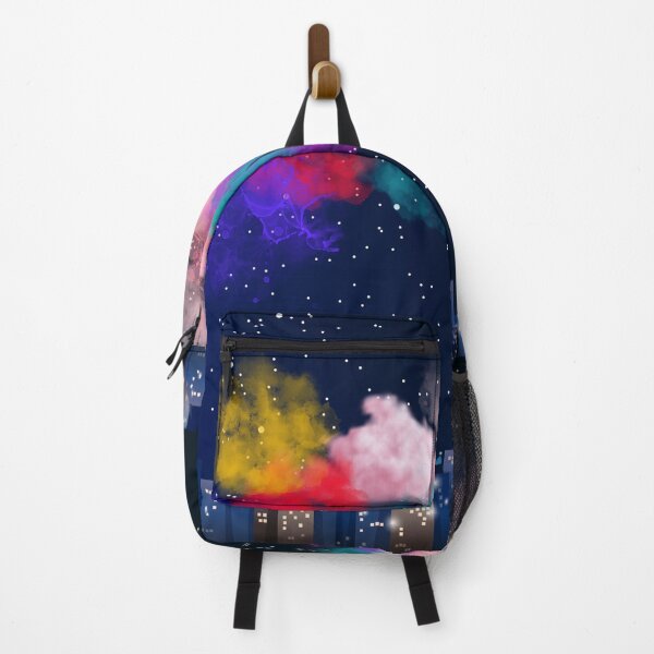 Item preview, Colorful clouds in the night sky designed and sold by evermusedesignstudio.