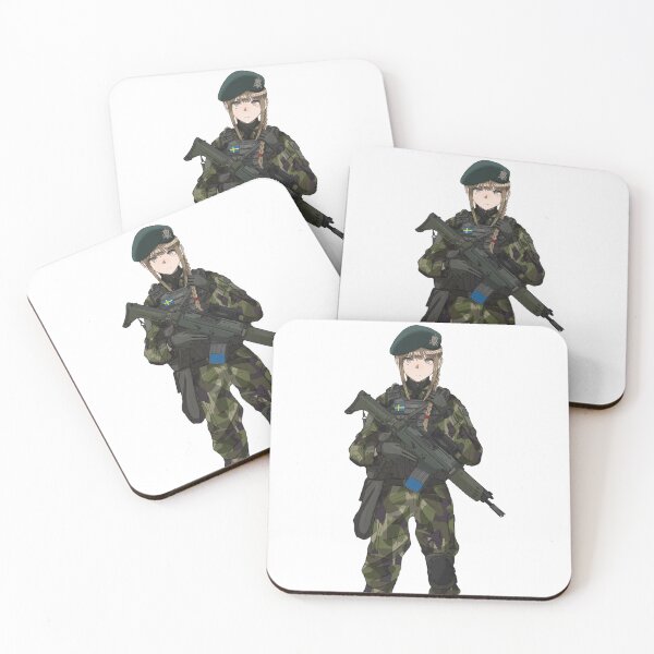 Item preview, Military Anime Girl designed and sold by kittiescuties.