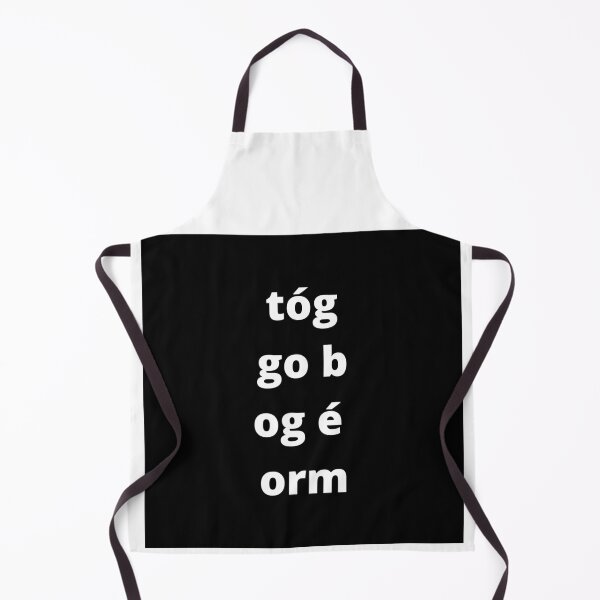 Item preview, tóg go bog é orm (take it easy on me)- Black designed and sold by fishpressink.