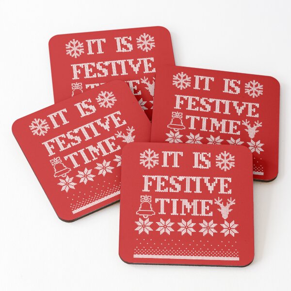 Item preview, It is Festive Time on Red designed and sold by LoloTrends.