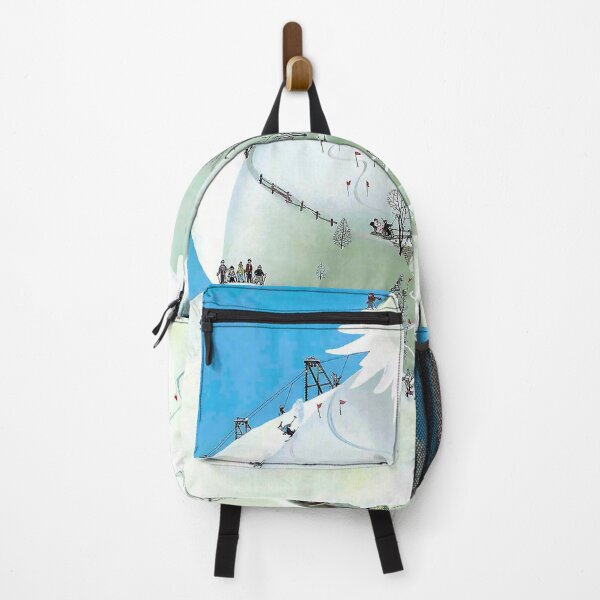 Item preview, Switzerland Vintage Winter Skiing Travel Poster - Adelboden designed and sold by redoARTstore.
