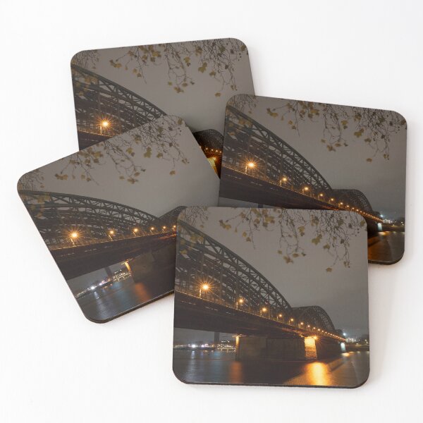 Item preview, Koln railway bridge by night designed and sold by hawkie.