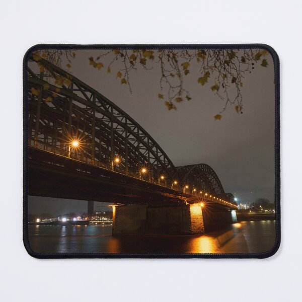 Item preview, Koln railway bridge by night designed and sold by hawkie.