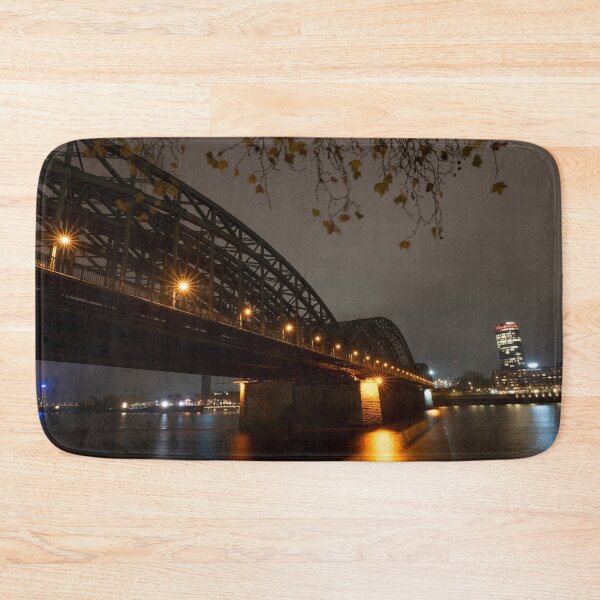 Item preview, Koln railway bridge by night designed and sold by hawkie.