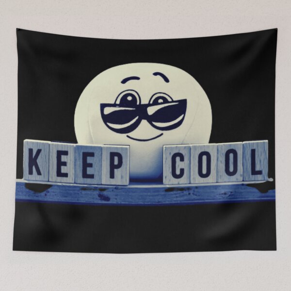 Item preview, Keep cool smiley face designed and sold by Quality-goods.