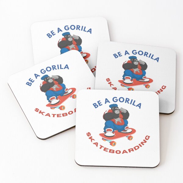 Item preview, BE A GORILA SKATEBOARDING designed and sold by ynsmahop.