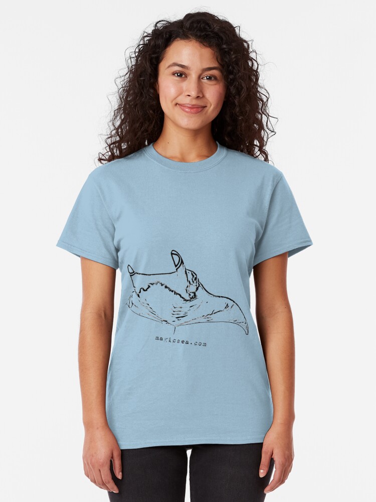 manta ray t shirt design