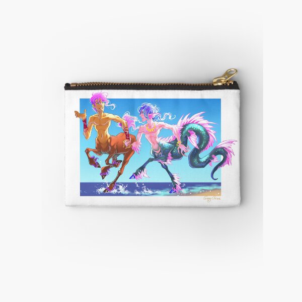 Item preview, Centaur and Ichthyocentaur gay lovers at the beach designed and sold by ConnyChiwa.