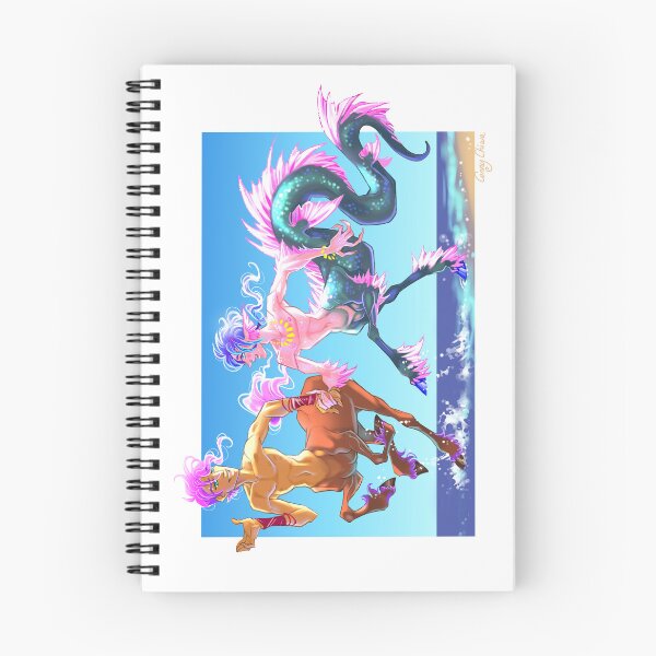 Item preview, Centaur and Ichthyocentaur gay lovers at the beach designed and sold by ConnyChiwa.