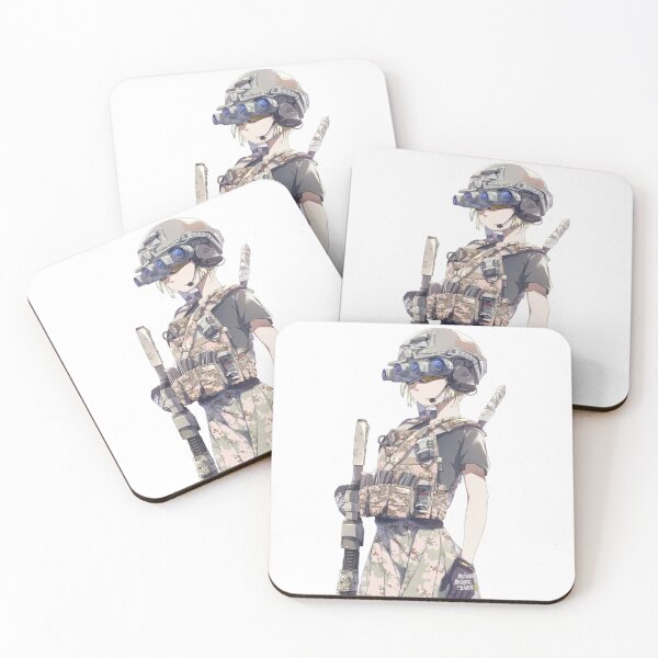 Item preview, Military Anime Girl designed and sold by kittiescuties.