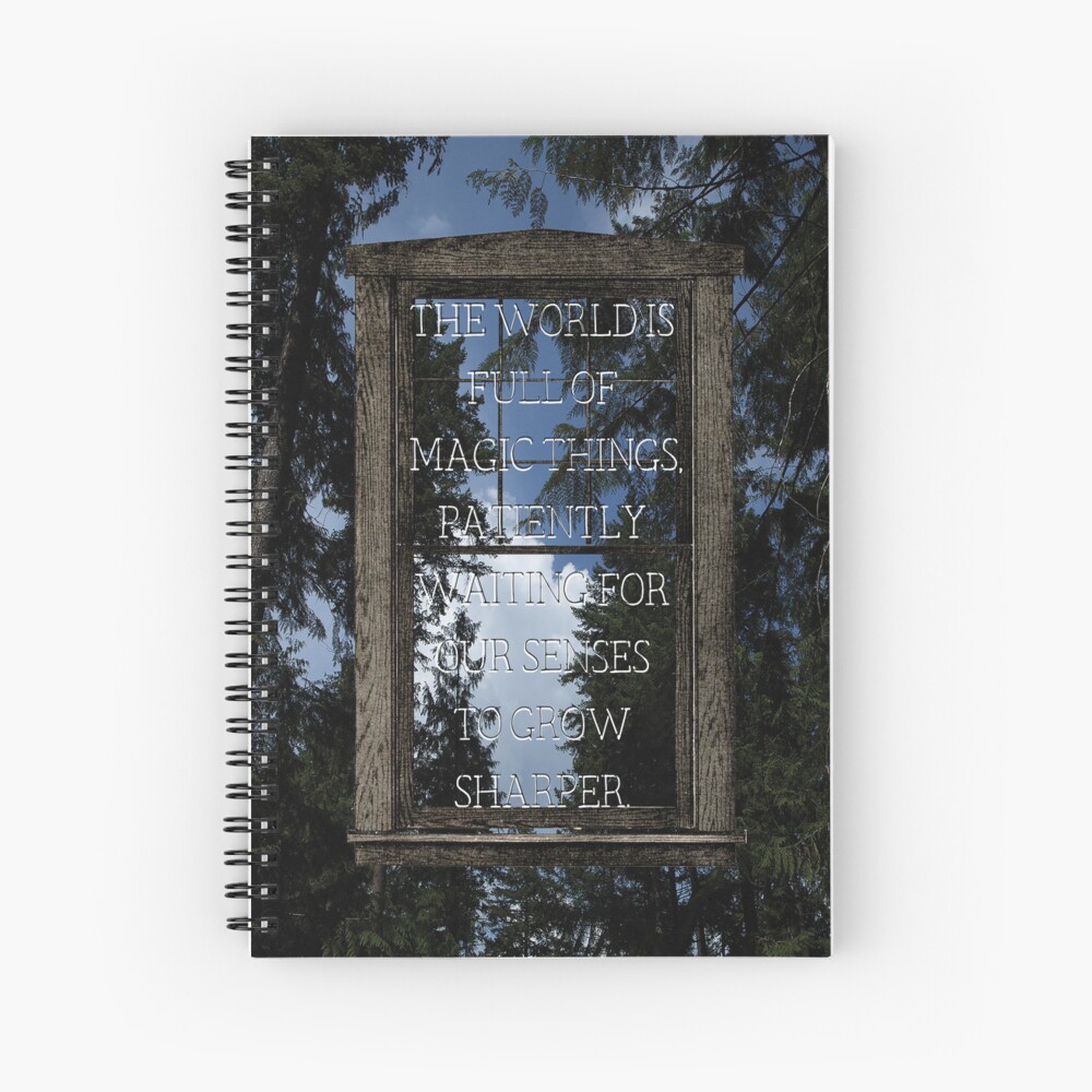 Item preview, Spiral Notebook designed and sold by WildRootsArt.