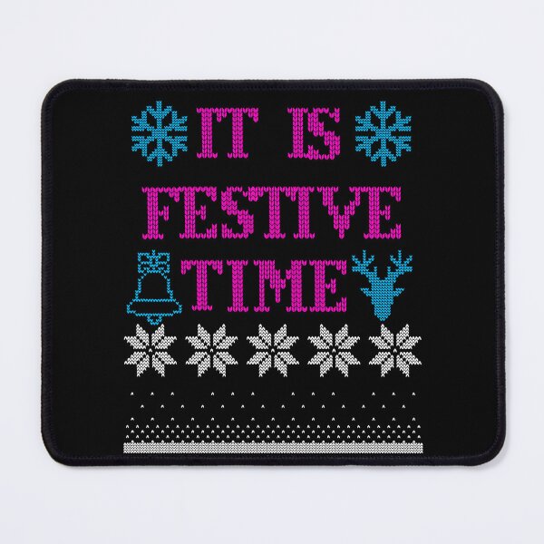 Item preview, It is Festive Time on Black designed and sold by LoloTrends.