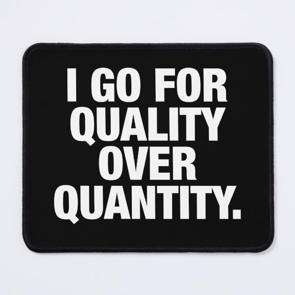 Item preview, Wednesday Addams Quote Quality Over Quantity designed and sold by FandomPlanet.
