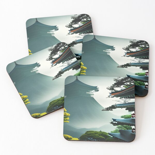 Item preview, Japanese temple on the hill designed and sold by brandway.
