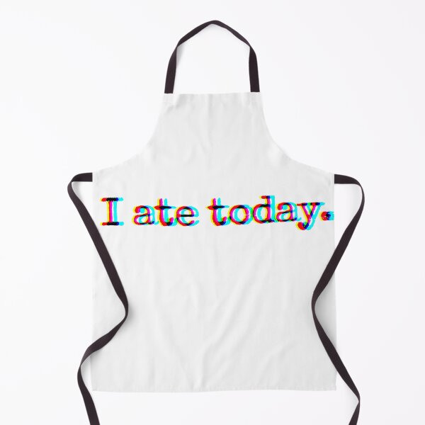 Item preview, I ate today | 3d text designed and sold by mikeymadness.