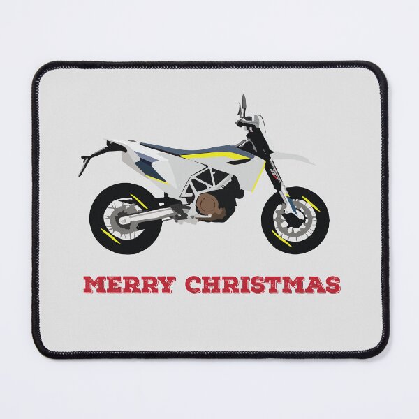 Item preview, Motorcycle Husqvarna 701 Merry Christmas designed and sold by WiredDesigns.