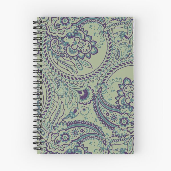Item preview, Paisley Print "Meadows" Tea Green Paisley Colors designed and sold by OutshineAll.