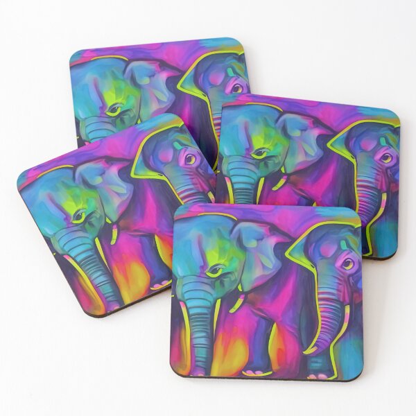 Item preview, Neon Elephants designed and sold by AltenborgMedia.