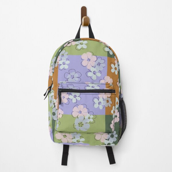 Item preview, Block print with daisies designed and sold by Navitaloves.
