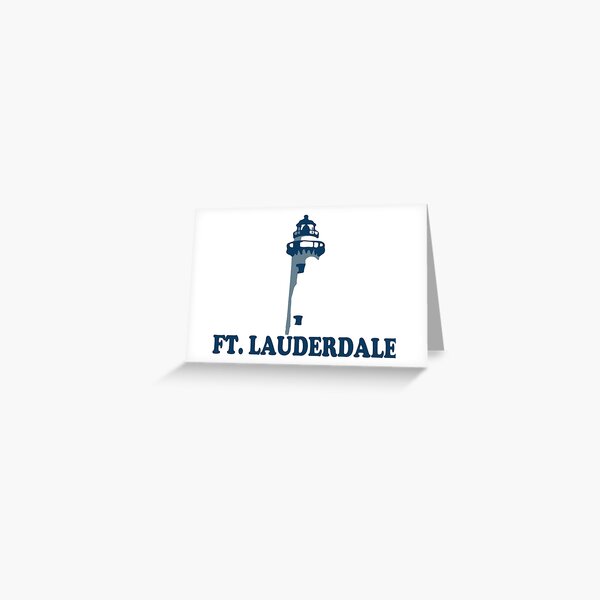 Fort Lauderdale. Greeting Card
