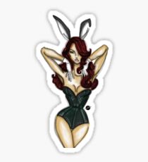 Ardor red haired bunny Sticker