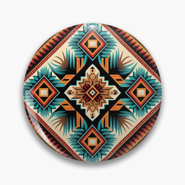 Item preview, Bright Colorful South American Pattern, Native, South West designed and sold by CosyBubble.