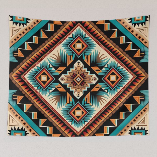 Item preview, Bright Colorful South American Pattern, Native, South West designed and sold by CosyBubble.