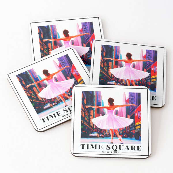 Aperçu de l'œuvre Elle danse à Time Square New York créée et vendue par ASwissBear.