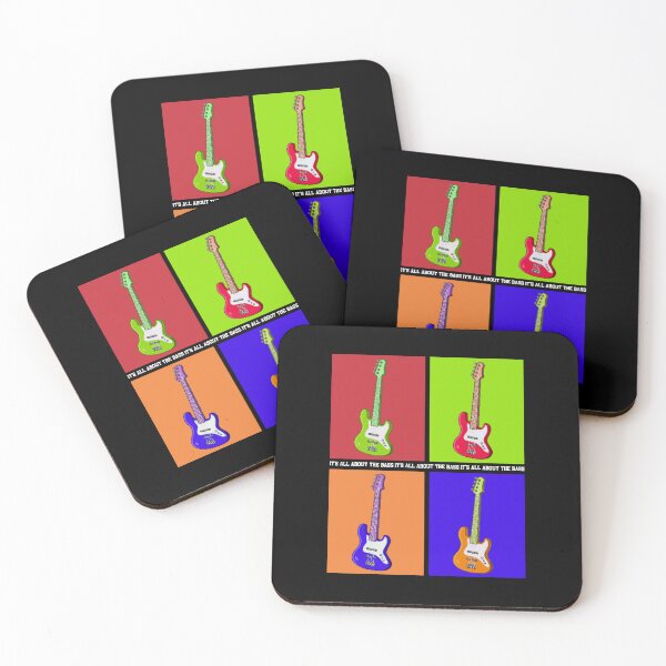 Item preview, All about the bass, bass guitars,bass players, music fan, drum and bass,complementary colours,  designed and sold by allycat57.